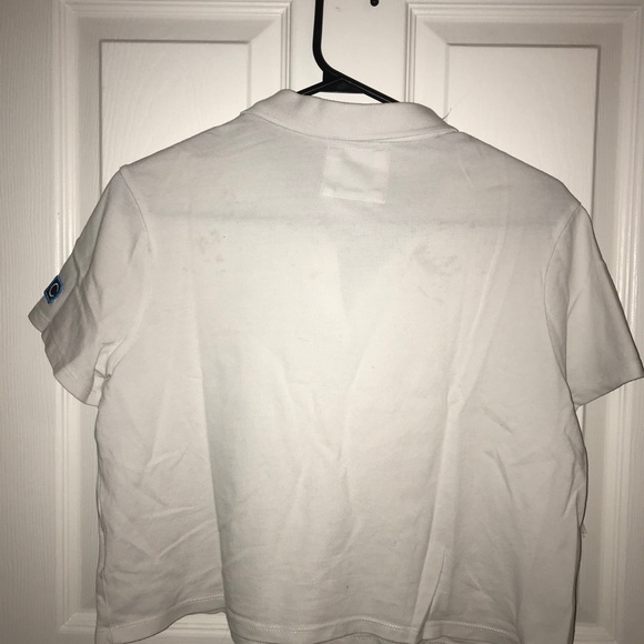 short white polo with graffitis - Picture 7 of 8